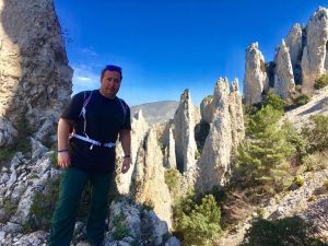 Agustín Almodóbar, durante su visita a Quatretondeta